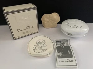 Vintage Oscar de la Renta Savon Perfume Soap Bar Made In France Sealed Soap - Picture 1 of 12