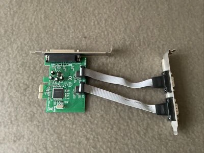 2 Serial Port/1 Parallel Port Adapter SY-PEX-2S1P PCI Express Card - Image 1 of 2