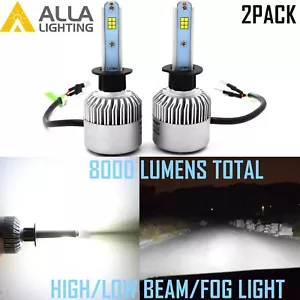 Alla Lighting CSP LED Best Seller H1 Headlight|Fog Replacement Bulb,Xenon White - Picture 1 of 9