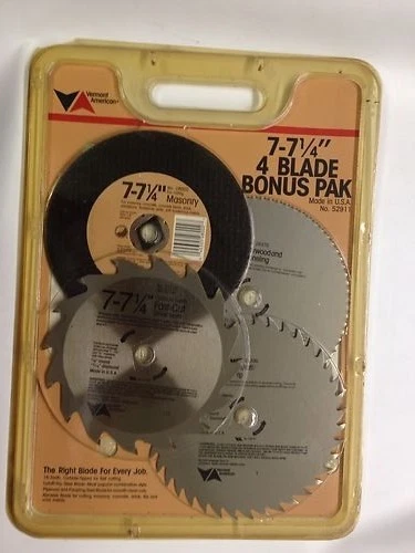 VERMONT AMERICAN 52911 - 4 Piece Circular Saw Blades - Image 1 of 1