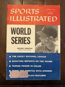 Sports Illustrated October 1, 1956 World Series Mickey Mantle New York Yankees - Picture 1 of 10