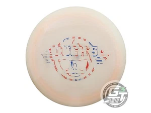 Disco de golf usado Legacy Discs Pinnacle Outlaw 175 g bandera melocotón lámina controlador de distancia - Imagen 1 de 2