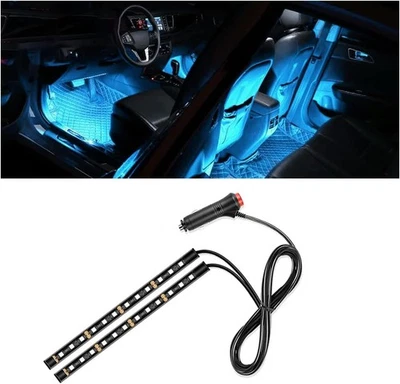 Tira de luz LED universal para coche, encendedor de cigarrillos lámpara decorativa interior automática,  Foto 1 de 4