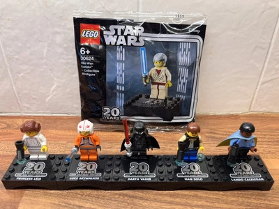 Lego Star Wars 20th Anniversary Minifigures Full Set Lando sw1027 plus Obi -Wan - Image 1 of 4