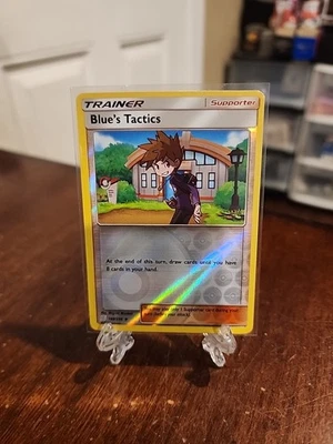 POKEMON BLUE'S TACTICS 188/236 REVERSE HOLO TRAINER UNIFIED MINDS NEAR MINT - Image 1 of 2
