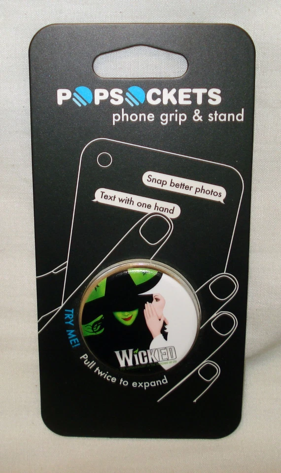 PopSockets Wicked The Broadway Musical Glinda Elphaba Telefon Griff & Ständer NEU - Bild 1 von 3