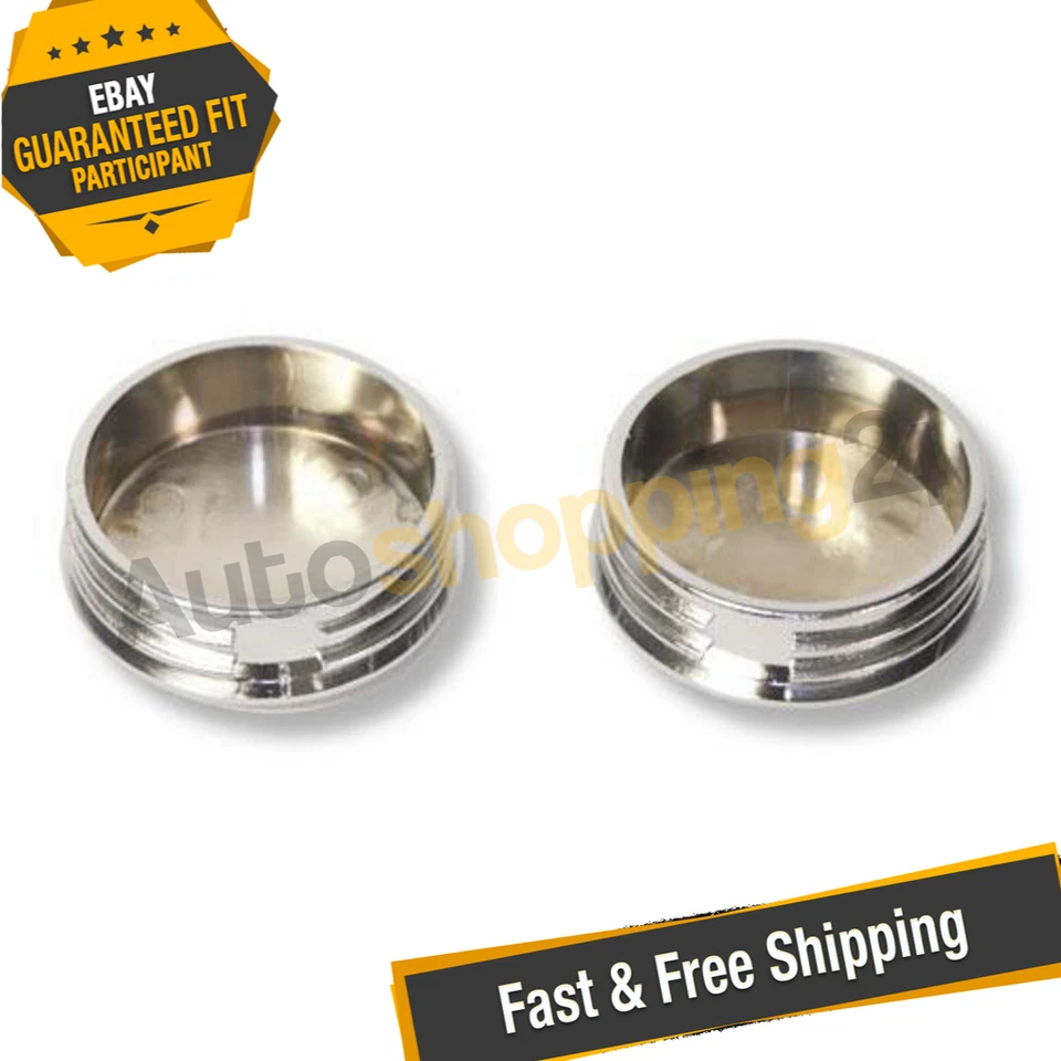 Smittybilt TA25-C 3" Chrome Tubular Bumper End Caps - Image 1 of 4