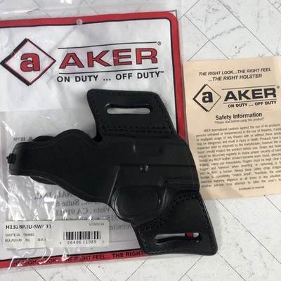 Aker 132 White Lightning BLACK Gun Holster S&W Smith Wesson 6900 Series Pistols - Image 1 of 4