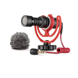 Microfono Rode Videomicro shock mount antivento DeadCat Rycote Lyre TRS-TRSS SC7 - Imagen 1 de 14