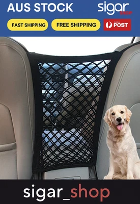 Safe Kids Pets Barrier Net Auto Safety Mesh with Storage Bag Universal Cars Pet - image 1 of 4