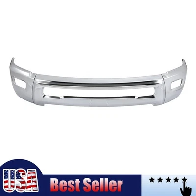 Front Bumper Fits 2011-2018 RAM 2500 3500 Steel Pickup NEW 68045698AB Chrome Foto 1 de 4
