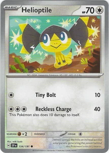 Helioptile #154/191 Sv08: Surging Sparks Common - Pokemon - Picture 1 of 2