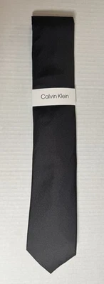  Calvin Klein черный галстук новый с Ярлыками - Изображение 1 из 3