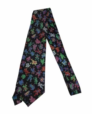Corbata de cuello vintage multicolor de ranas (nueva stock antiguo) RARA Foto 1 de 4