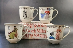 Juego de cuatro tazas de café Villeroy & Boch Design 1900 *COMO NUEVAS* 4 patrones diferentes - Imagen 1 de 16
