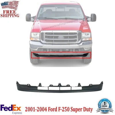 New Front Bumper Lower Valance Primed For 2001-2004 Ford F-250 Super Duty Foto 1 de 4
