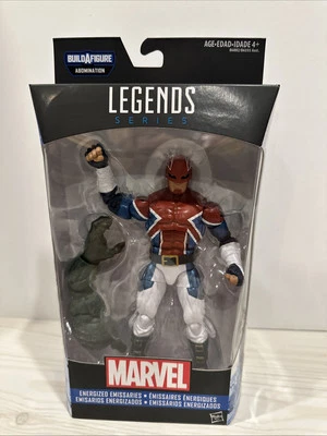 Marvel 6-Inch Legends Series Energized Emissaries: Captain Britain-NUEVO Foto 1 de 4