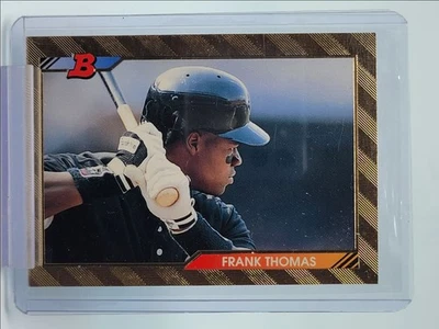 FRANK THOMAS 1992 BOWMAN BASEBALL FOIL CHICAGO WHITE SOX #551 Q5476 - Image 1 of 2