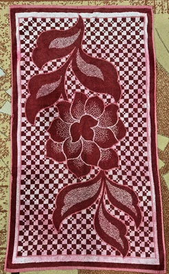 Toalla de baño vintage Christy 100 % algodón floral - Hecha en Inglaterra Foto 1 de 4