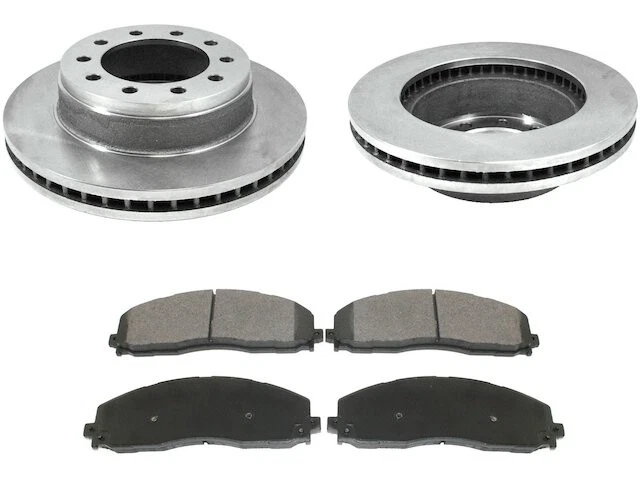 Kit de pastillas de freno delanteras y rotor para Ford F350 Super Duty 15-16 4x4 VP59V9 Foto 1 de 1