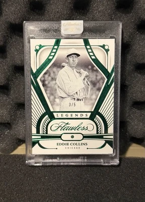 Gema esmeralda Eddie Collins impecable Panini 2024 #/5 sellada Foto 1 de 2