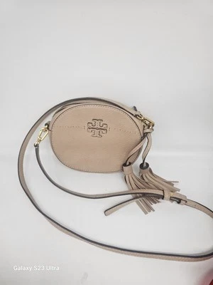 Bolso de hombro de cuero Tory Burch bolso para cámara borla McGraw Foto 1 de 4