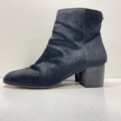 Bota para mujer Coach Bonnie Q7766 negra con tacón ancho al tobillo talla 11 Foto 1 de 4