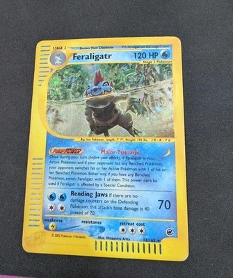 Feraligatr  Holo Expedition Set Pokémon Card 12/165 WOTC MP - Image 1 of 2