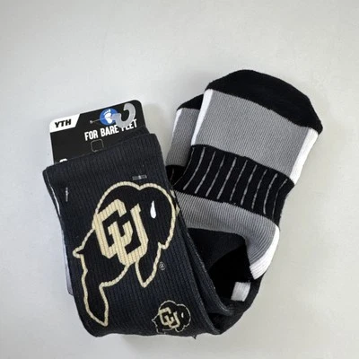 For Bare Feet NCAA CU Colorado Buffaloes Logo Youth Sock Team Color - Image 1 of 4