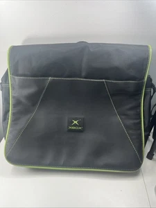 Borsa da trasporto Xbox originale nera e verde con tracolla custodia - Foto 1 di 8