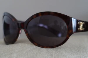 CELINE CL40271I 5SUNGLASSES TORTOISESHELL & GOLD WRAP A HOLIDAY & FASHION BEAUTY - Picture 1 of 12