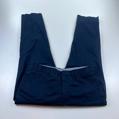 Bonobos Chino Pants Mens 34x29 Athletic Blue Flat Front Cotton Stretch Manteco - Image 1 of 4