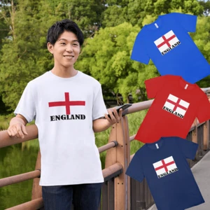 ENGLAND Flag Tshirt - UK Union Jack English T shirt for Man Woman Unisex Kids - Picture 1 of 22
