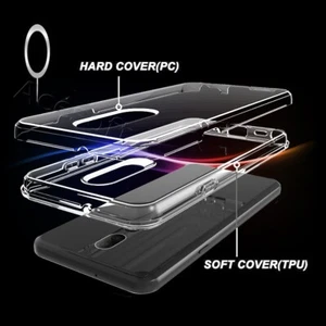 Custodia TPU morbida resistente all'usura cover telefono trasparente per LG Stylo 5 Q720 Virgin Mobile - Foto 1 di 1