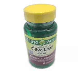 Spring Valley Standardized Olive Leaf Extract Vegetarian Capsules 150 mg 60 Ct - Picture 1 of 4
