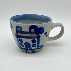 M. A. Hadley House Art Pottery Coffee Cup Mug The End Folk Art Pottery READ - Picture 1 of 10