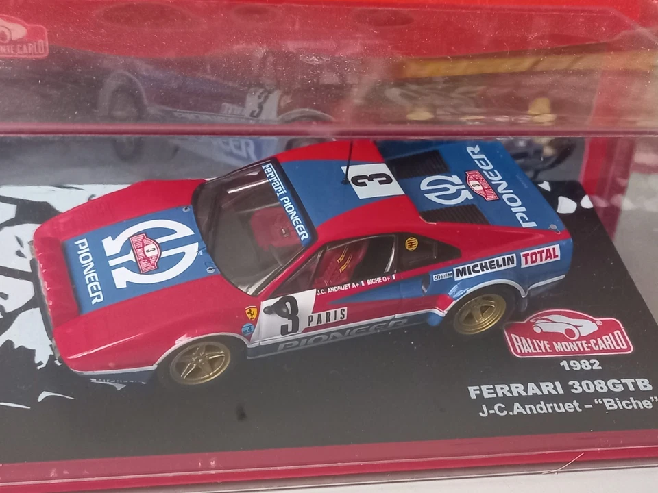 FERRARI 308 GTB Pioneer N°3 Rallye Monte Carlo 1982   (IXO / Altaya) 1/43 - Photo 1/1