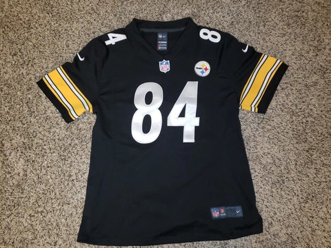 NFL Antonio Brown Pittsburgh Steelers Nike On Field Jersey Adult Large Stitched Cover