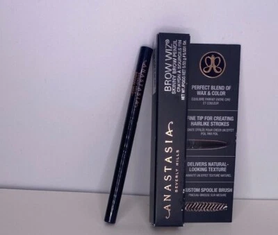 Anastasia Brow Wiz Skinny Brow Pencil, Dark Brown, 0.001 oz NIB - Image 1 of 4