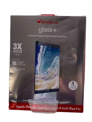 ZAGG Invisible Shield Glass+ For Apple iPad Air (3rd Gen.) 10.5” iPad Pro - Image 1 of 2