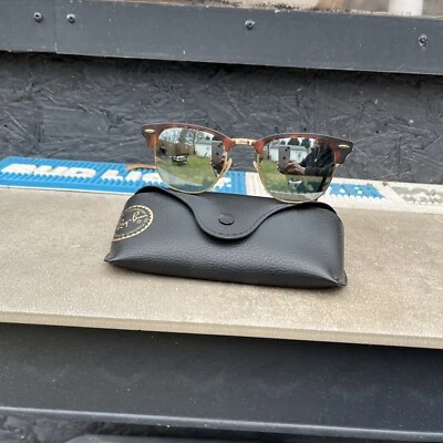 Очки солнцезащитные Ran Ban RB 3016 Clubmaster черные и черные - Изображение 1 из 4