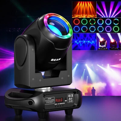 150W LED Moving Head Stage Light RGBW Gobo Beam DMX DJ Disco Party Spot Lights - Image 1 of 4
