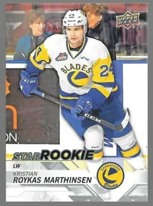 Kristian Roykas Marthinsen Upper Deck CHL Star Rookie 2018-19 - Capitals - Imagen 1 de 1