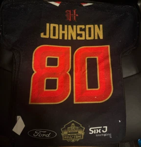 HOUSTON TEXANS ANDRE JOHNSON Hall of Fame Ring Game Day Giveaway Rally Towel - Picture 1 of 2