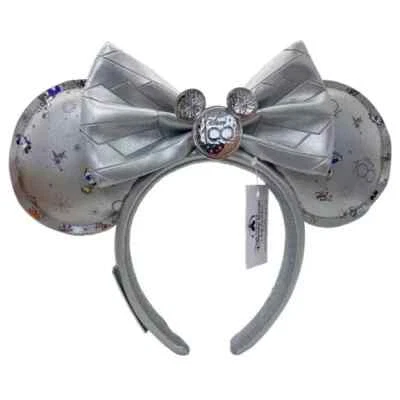 DisneyParks Loungefly 100 anos orelhas de arco de Minnie Mouse orelhas de Mickey - Imagem 1 de 4