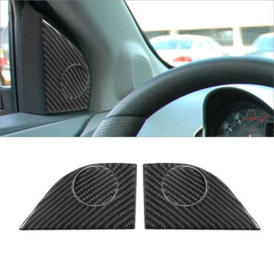 Cubierta de tweeter interior de fibra de carbono 4 piezas para Chevrolet Sonic 2012-2016 Foto 1 de 4