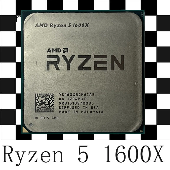 AMD Ryzen 5 1600X 3.60GHz 6Core 16MB DDR4 95W  AM4  CPU Processor R5 1600X  - Image 1 of 1