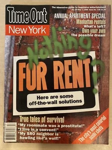 Time Out N.Y.April 1998 Nothing For Rent Solutions Toni Tennille (captain) - Imagen 1 de 2