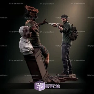 JOEL DIORAMA the last of us Kit modello resina 3D 1:6 UNPAINTED - Imagen 1 de 4