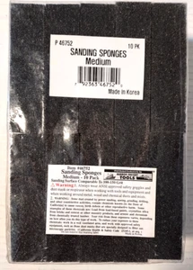 10 Stück Schaumstoff Schleifschwämme Medium 100-150 Körnung 2 3/4" x 4" x 1" - Bild 1 von 2